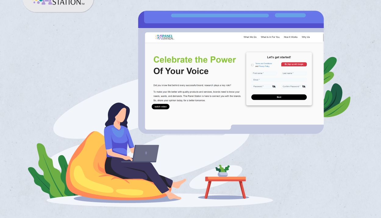 How to register with The Panel Station