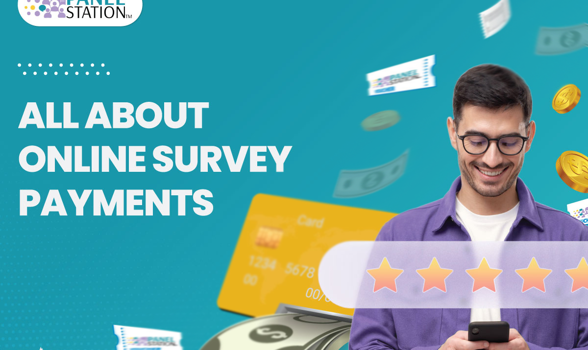 Paid online survey payments