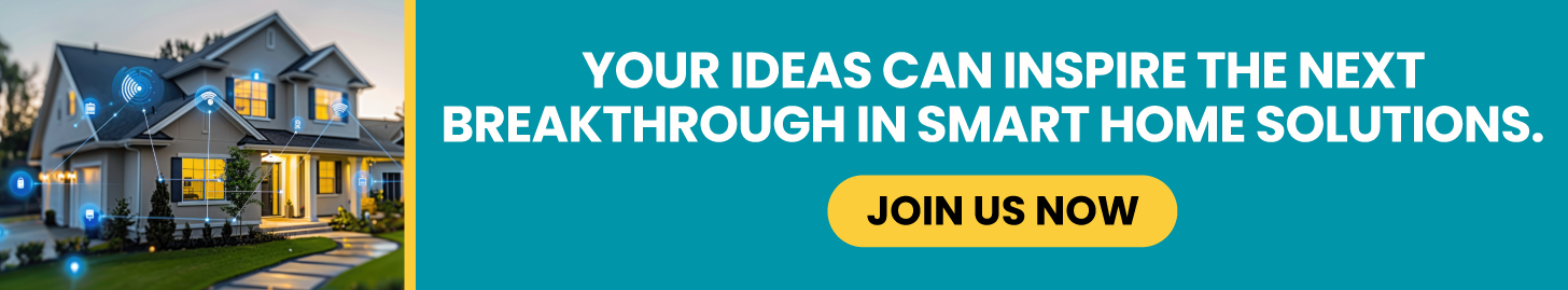 Smart Home registration Strip Banner