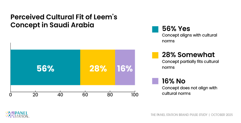 leem fashion perceived cultural fit saudi arabia survey results concept aligns partially fits does not fit cultural norms