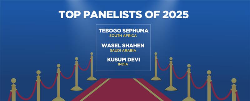 Top Panelists of 2025